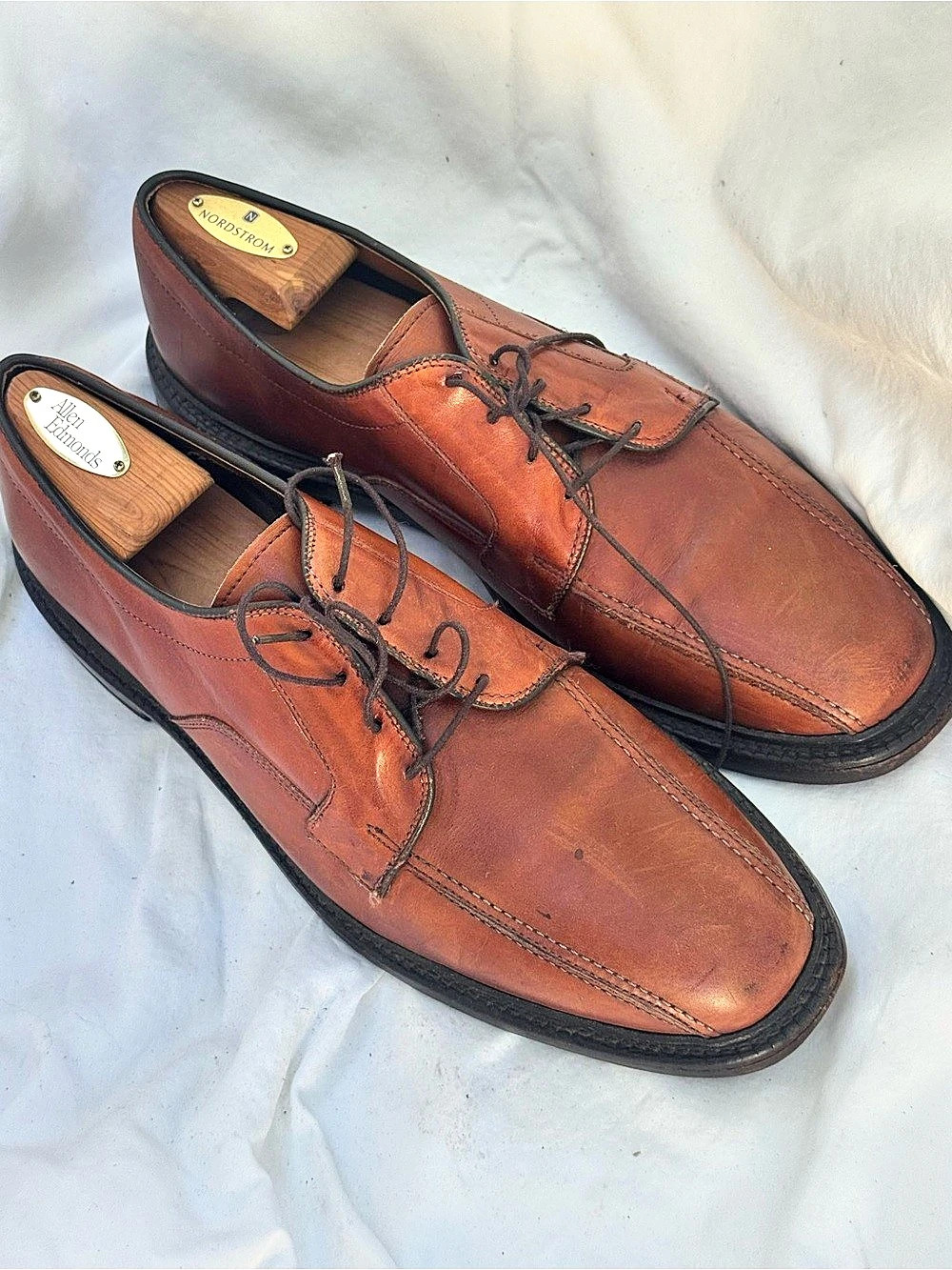 Allen Edmonds Hampshire Leather Derby Shoes US 10 D